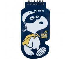 Блокнот на спирали Kite Peanuts Snoopy 60х170 мм 50 листов нелинированный (SN22-465)