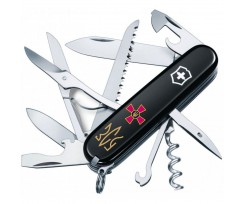 Складаний ніж Victorinox Huntsman Army 15 функцій чорний (Vx13713.3_W1015u)