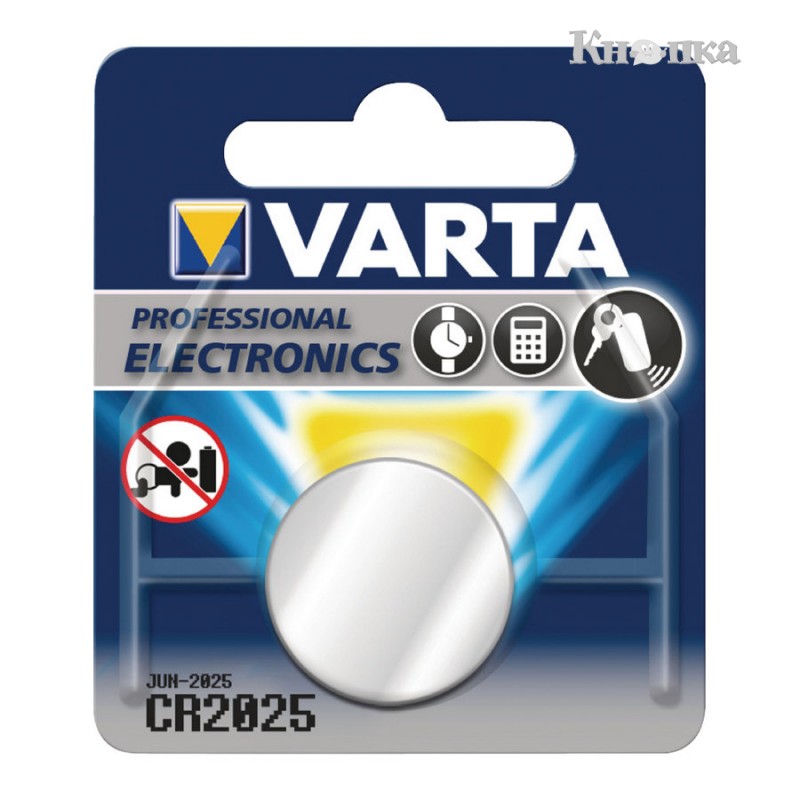 Батарейка VARTA CR2025 (*27351)