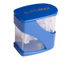 Чинка Buromax Master twist с контейнером синий (BM.4777)