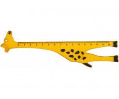 Лінійка пластикова Cool for School Giraffe 15 см жовта (CF81340)