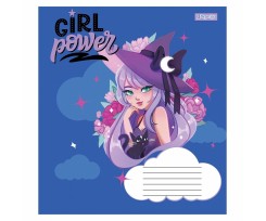 Зошит шкільний 1 Вересня Girl power 12 аркушів лінія (766532)