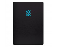 Щоденник датований Brunnen Flex Neo 2022 А5 168 аркушів чорно-блакитний (73-795 71 322)