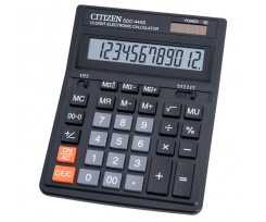 Калькулятор настольный Citizen 153x199x30.5 мм 12 разрядный пластик черный (SDC 444S)