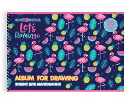 Альбом Cool For School Flamingo на пружине А4 20 листов (CF60903-05u)