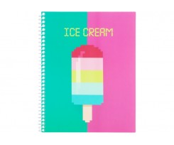 Блокнот Cool For School Pixel Ice Cream А5 60 листов клетка (CF21213-05)