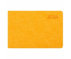 Щотижневик датований Leo Planner Ambassador 2024 10х15 см 128 сторінок жовтий (252466)
