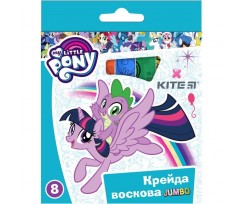 Крейда Kite My Little Pony, воскова, 8 кольорів (LP19-076)