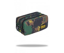 Пенал COOLPACK PRIMUS THREE ZIP PENCIL POUCH MILITARY JUNGLE 8х22х9см (C60179)