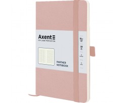 Книга записна Axent Partner Soft Skin125х195 мм клітинка 96 аркушів пудрова (8616-24-A)