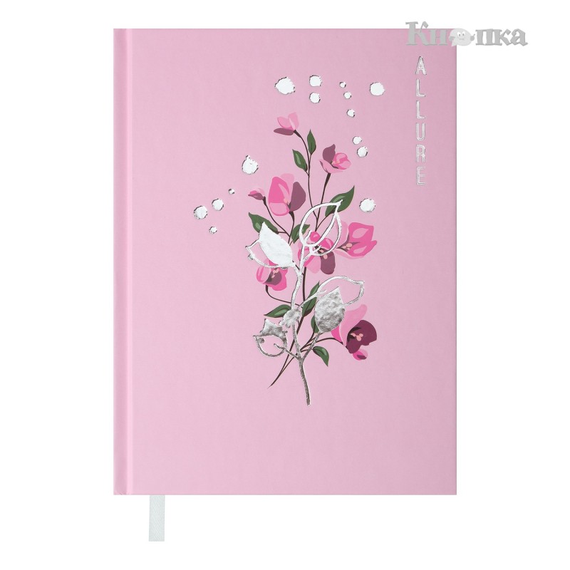 Щоденник датований Buromax Allure 2024 A5 336 сторінок рожевий (BM.2178-10)