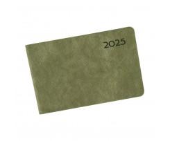 Щотижневик кишеньковий 2025 Leo Planner Monte 100x150 мм 128 сторінок зелений (252560)