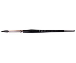 Пензлик KOLOS Classic 3049R білка кругла № 10 к.р. коротка ручка (4230490R10)