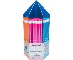 Олівці чорнографітні Colorino Sweet Color HB 0.7 мм 168 штук сірі (87421SC)