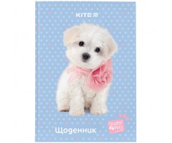 Щоденник шкільний Kite Studio Pets A5+ 48 аркушів (SP24-262-3)