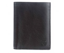 Портмоне Piquadro Black Square 9.5x12x2.5 см чорний (PU1740B3R_TM)