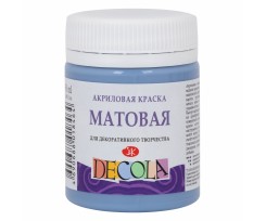 Фарба акрилова ЗХК Декола 50 мл пильна синя матова (353521)