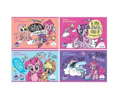 Тетрадь для рисования Kite My Little Pony, 24 листов, A4, скоба (LP19-242)