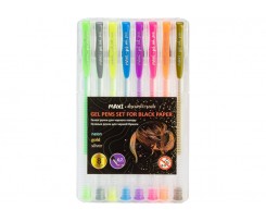 Набор ручек Maxi 0.7 мм 8 штук ассорти (MX11985)