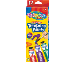 Фарби темпери, Colorino 12 кольорів, 12 мл., (68420PTR)