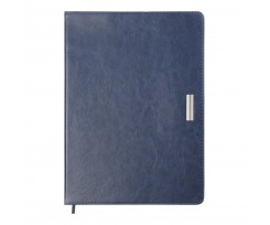 Дневник датированный 2025 Buromax SALERNO A4 336 страниц синий (BM.2741-02)