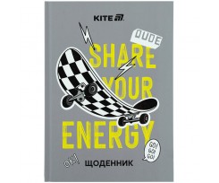 Дневник школьный Kite Energy 170х210 мм 48 листов (K25-262-5)