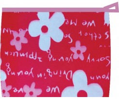 Кошелек детский Cool For School Цветы на молнии 12х1х10 см розовый (CF86357)