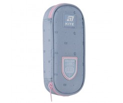 Пенал Kite College Line Girl 1 відділення 22x8.5x4.5 см сірий (K25-599-3)