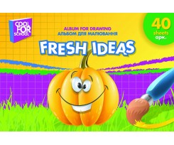 Альбом для малювання Cool For School Овочі A4 40 аркушів (CF60904-01)
