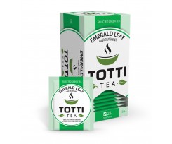 Чай зеленый TOTTI Tea Изумрудный лист пакетированный 2 г 25 шт (tt.51501)