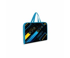 Папка-портфель YES Ultrex FC на блискавці з тканинними ручками (491984)