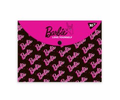 Папка-конверт YES Barbie А4 на кнопці (492002)