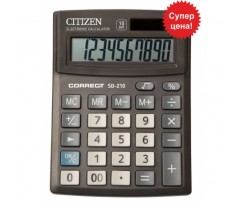 Калькулятор Citizen компактний настільний 10 розрядний Correct (CMB1001 BK)
