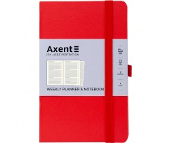 Щотижневик Partner Strong А5  125х195 мм 96 аркушів червоний (8602-21-05-A)