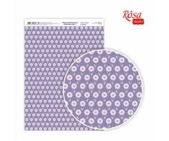 Бумага дизайнерская ROSA TALENT Лавандовые мечты 1 А4 210х297 мм 250г / м2 (5311001)