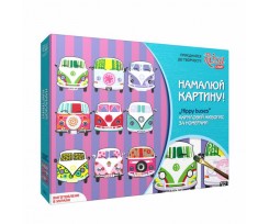 Набір акриловий живопис за номерами ROSA START Hippy buses (N0001349)