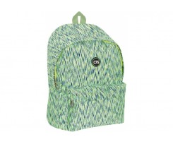 Рюкзак молодежный Cool For School 42x30x16 см 16-25 л зеленый (CF86271)