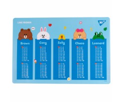 Подкладка для стола Yes Line Friends таблица умножения (492174)