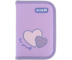 Пенал без наполнения Kite Sweetheart 1 отделение 1 отворот фиолетовый (K25-621-1)