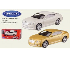 Машина металлическая Welly Bentley Continental GT 1:43 (44036CW)