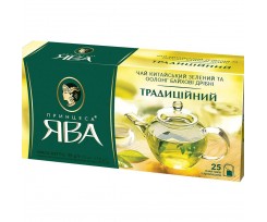 Чай зеленый Принцесса Ява Традиционный 25 х 1.8г пакетированный (py.104021)