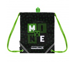 Сумка для взуття Yes Minecraft Team 40x35 см чорний (550044)