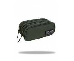 Пенал COOLPACK CLEVER TWO ZIP PENCIL POUCH GREEN 8х22х9см (C65255)