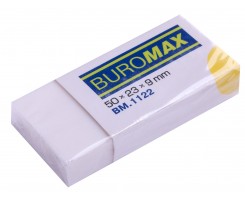 Резинка Buromax 50х23х9 мм 80 штук белый (BM.1122)