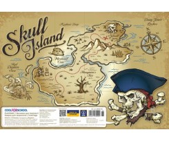 Килимок для творчості Cool For School Skull Island 27х38.5 см коричневий (CF69000-06)