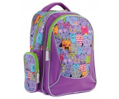 Рюкзак шкільний Smart ZZ-02 Kotomania 36х26х15 см 14 л фіолетовий (556811)