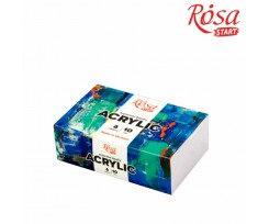 Набір акрилових фарб Rosa Start Color 6x10 мл (322111001)