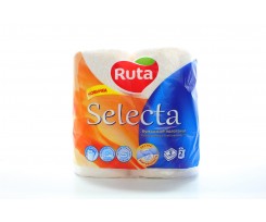 Полотенца целлюлозные Ruta Selecta трехслойные 115х225 мм 2 рулона белый (rt.44516)