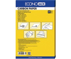 Папір копіювальний Economix А4 100 аркушів чорний (E20501-01)