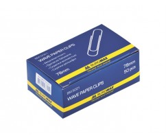 Скрепки никелированные Buromax 78 мм 50 штук (BM.5021)